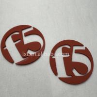 Étiquette en silicone 3D personnalisée, écologique, en relief, transfert thermique, rouleau, logo, moule, étiquette de marque de vêtements, conception d'étiquette de lettre