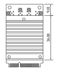 <span class=keywords><strong>Compex</strong></span> QCA9994 — Module WiFi 1 bande WLE1216V2-20 GHz, I-TEMP 2.4, 4x4 <span class=keywords><strong>Mini</strong></span> PCIe - Product Image 4