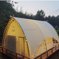 Tente de safari de haute qualité de 35 mètres carrés, tente de camping pour glamping
