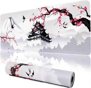 <span class=keywords><strong>Tapis</strong></span> <span class=keywords><strong>de</strong></span> <span class=keywords><strong>souris</strong></span> <span class=keywords><strong>de</strong></span> jeu personnalisé Anime japonais Sakura, caoutchouc antidérapant, résistant à l'eau, XXL grand format, bords cousus, en stock pour le bureau - Product Image 6
