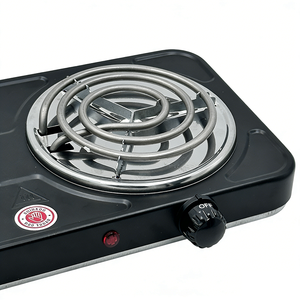 Fogareiro Elétrico <span class=keywords><strong>Duplo</strong></span> 2000W Plaque chauffante spirale professionnelle double avec voyant d'indication de sécurité - Product Image 2