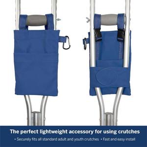 Échantillon gratuit Vente en gros Bâtons de marche en alliage d'aluminium avec sac Embouts en caoutchouc antidérapants Bâton de marche pour personnes âgées Activités de plein air Poignée en plastique - Product Image 4