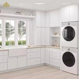 Wholesale Price Laundry <strong>Cabinet</strong> Room <strong>Storage</strong> Washing Machine <strong>Cabinets</strong> for Balcony and <strong>Bathroom</strong> Use - Product Image 2