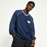 Nouvelle Arrivée T-shirt à Col en V à Séchage Rapide AMCLEVER Manches Longues Ample Coupe Raglan pour le Basketball, le Fitness et l'Entraînement – Vêtement de Sport