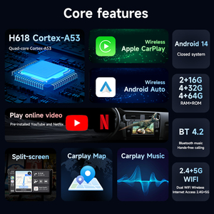 Adaptador Inalámbrico CarPlay Android Auto para Sistema Android <span class=keywords><strong>de</strong></span> 32 Bits, 4+32G/64G RAM, Garantía <span class=keywords><strong>de</strong></span> 6 Meses, WiFi, Multimedia, Video - Product Image 2