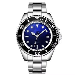Reloj de Lujo Antiguo Deportivo, Mecánico Manual, para Hombre, de Negocios, con Correa de Acero Inoxidable y Cuero de 20 mm, Resistente al Agua, Esfera de 40 mm, Luminoso - Product Image 6