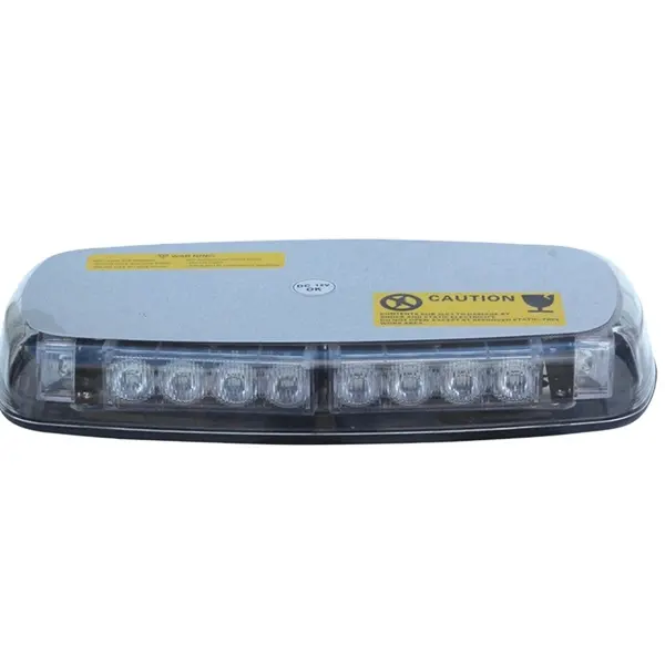 12v 24v Mini Led uyarı Lightbar yanıp sönen Amber beyaz ambulans acil durum lambası Led uyarı ışığı çubuğu