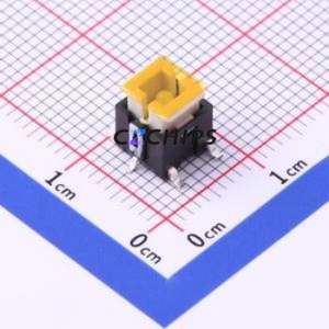 K6-6140S01 Tactile Switch SMD,6x6mm Switch ( Operating Force: 1.6N )( Mounting Type: Vertical Mount )( Switch Length: 6mm ) - Product Image 1