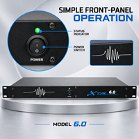 Processeur audio numérique XTR6.0 6x6 DSP avec suppression de rétroaction pour microphones de conférence, salles de réunion et systèmes de sonorisation PA