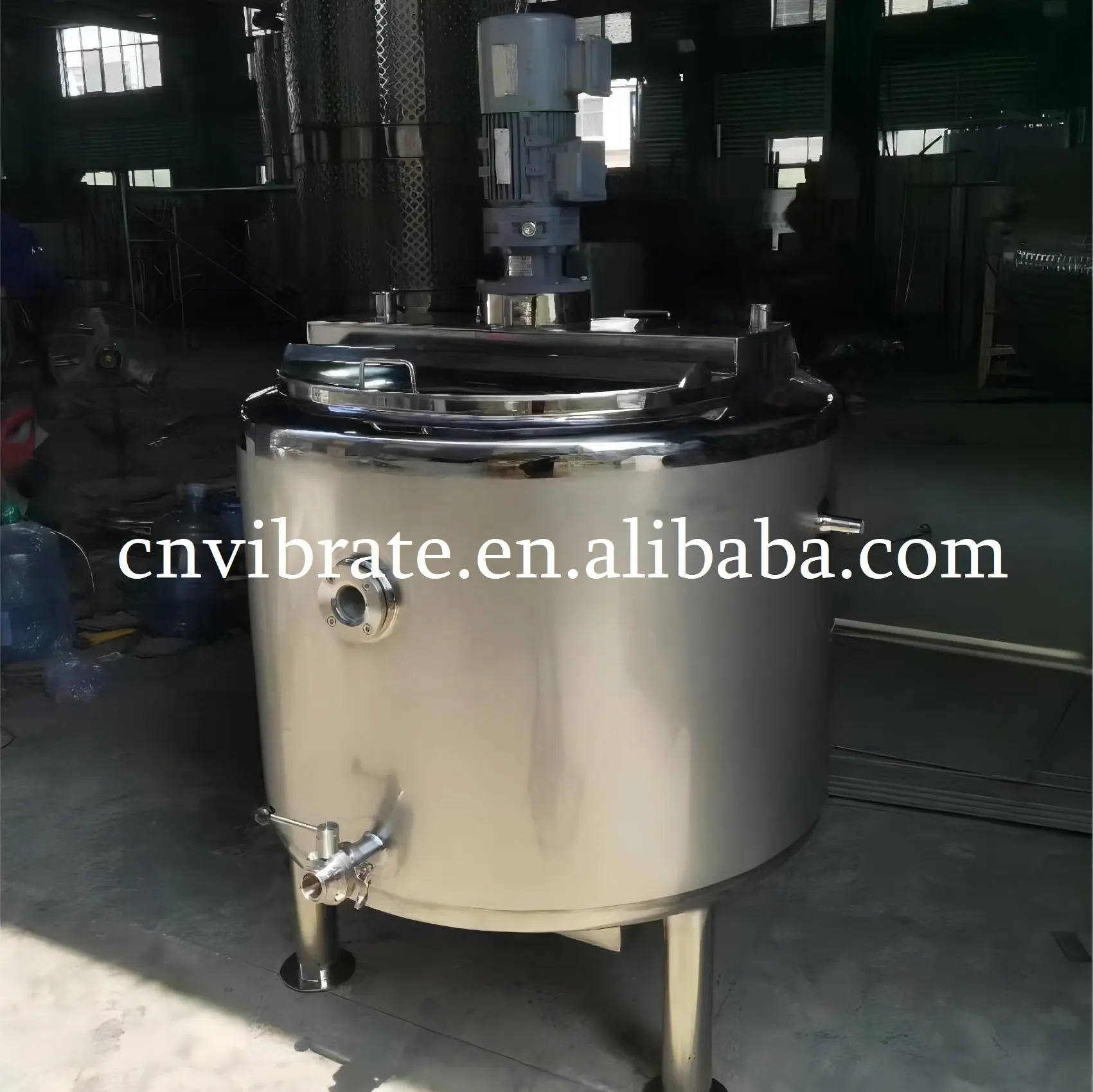 VBJX endüstriyel paslanmaz çelik yüksek hızlı homojenleştirici bal bira kozmetik paslanmaz karıştırma tankı mikser makinesi krem 5 ~ 3000ml