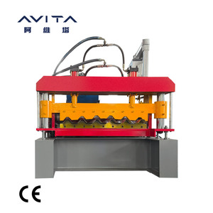 Avita ISO Chất lượng cao OEM màu tráng men Sàn thép gạch hình thành máy CE tốc độ cao sàn sàn xây dựng hình thành máy - Product Image 4