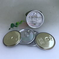 Capuchon/Cache/Cache-bouchon/Cache en aluminium rond de 65 mm fabriqué en Chine, à ouverture facile, à décollement facile, ouverture complète EOE