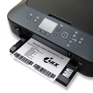 Étiquettes autocollantes Likexin 2 up 8,5x11 pouces, 100 feuilles, compatibles laser/jet d'encre, pour expédition - Feuille entière - Product Image 4