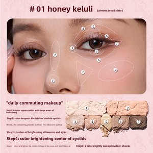 <span class=keywords><strong>Paleta</strong></span> Multifuncional Flower Knows Strawberry Cupid para Piel Clara, Rubor, Iluminador, Sombras de Ojos en Polvo - Product Image 6