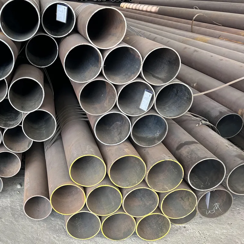 Customized Erw Carbon Grade B Aisi Tube Iron Pipe Price Manufacturers Hot Rolled Round Black Seamless Carbon Steel Pipe