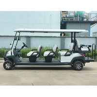 Voiture de golf électrique 8 places 6+2 personnalisée 48V Prix Voiture de golf électrique Accessoires de voiture de golf Kit de siège arrière ZYCAR