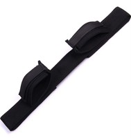 Jouets BDSM : Barre d'écartement pour fesses avec menottes pour mains et chevilles, réglables et recouvertes d'un revêtement doux