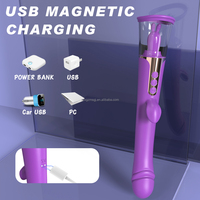 MS Brand MS-S007 3-in-1 G-Punkt Klitoris-Saugvibrator 9 Vibrationsmodi 9 Saugmodi IPX7 Wasserdicht USB Wiederaufladbar Rosenrot