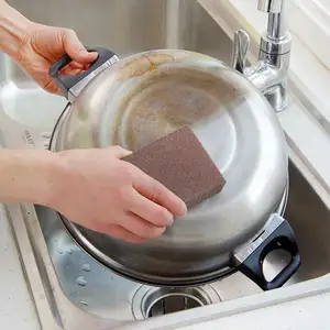 Household thick cleaning cloth strong decontamination brush pot dish cloth double sided cleaning sponge