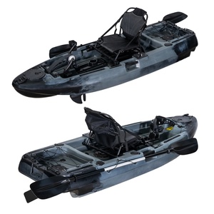 Kayak de Pesca Pequeño de 2.5m, Tipo Sit-on-Top, de Plástico, 8 pies, Nuevo Diseño, Individual, de HDPE, para Pesca en el Mar - Product Image 1