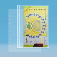Protectores de Páginas Archivalpro de Carga Superior para Álbumes, Hojas de Polímero Transparente de 1/2/3/4 Bolsillos para Colección de Monedas