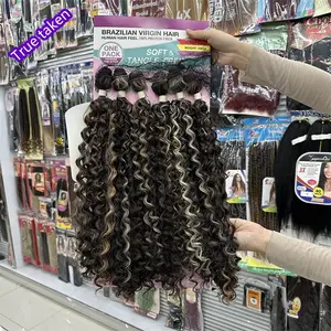 Extensions de cheveux japonaises en fibre protéinée pour cheveux produit original bio fumi bouclé protéine de cheveux brésiliens tissage trame coudre en paquet