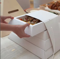 Vente en gros Emballage rectangulaire surprise pour cadeau bento, boîtes pyramidales pour plateau à gâteaux et desserts