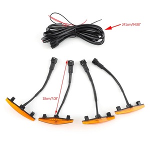 KIT DE CARROCERÍA DE COCHE GELING PIEZAS REJILLA DE PARACHOQUES CON 4 CUATRO LÁMPARAS PARA 4RUNNER SR5 TRD LIMITED 2020 <span class=keywords><strong>2021</strong></span> 2022 2023 2014 2016 - Product Image 4