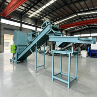 Broyeur industriel robuste pour plastiques, haute capacité, pour le recyclage de tuyaux en PVC et de fûts en plastique