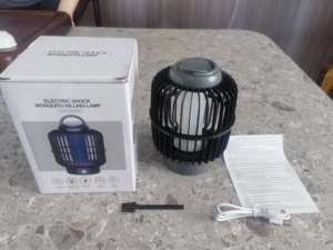 Nuovo 2026 MWD-B01 Lampada Solare 2-in-1 con Illuminazione Blu e Zanzariera Elettrica a Gabbia per Uccelli 5V per Esterni Giardino Casa Patio - Product Image 4