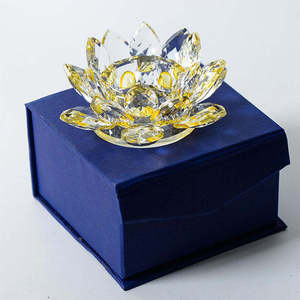 Hot Sale <strong>Lotus</strong> Shape Dining Table Center Candlestick Crystal Wedding Candelabra Silver Christmas Clear Folk Art <strong>Candle</strong> <strong>Holder</strong> - Product Image 2