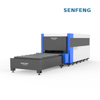 Machine de découpe laser à fibre SENFENG à haute efficacité 6 Kw/6000 w avec double table de support à vendre