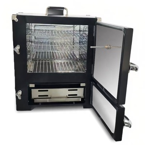 Modern style smaller size portable American style <b>BBQ</b> smoker outdoor - Product Image 3