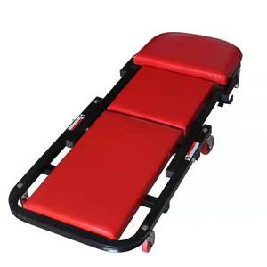 Silla Rodante Plegable Manual Tipo Z-Creeper, Banco de Reparación de Autos Plegable, Tabla Reclinable para Reparación de Autos, Herramientas de Reparación con Ruedas - Product Image 1