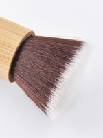 Mauri Offre Spéciale grande poudre manche en bambou petit pinceau de maquillage poudre fond de teint pinceau Kabuki