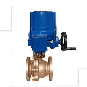 Vanne à bille électrique antidéflagrante en acier inoxydable à 2 voies COVNA, commande urgente HK60Q-EX-F, vanne à bille motorisée à bride électrique - Product Image 2