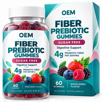 Gummies de fibres prébiotiques sans sucre pour le soutien digestif – Complément personnalisé OEM/ODM à base de pectine pour la routine quotidienne de santé intestinale