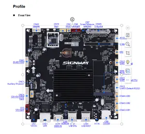 厂家直销DS960-X T960-X 1.5Ghz四核arm Android7.1系统数字标牌广告设备主板