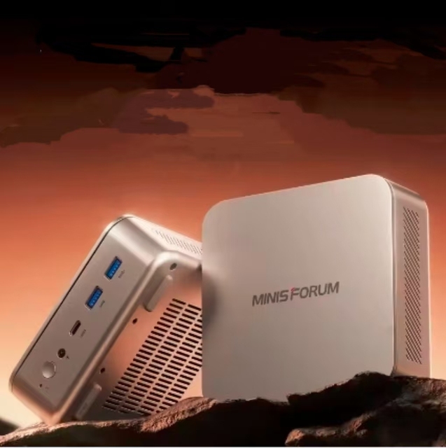 MINISFORUM AI370 Mini PC AMD Ryzen AI 9 HX 370 AMD Radeon 890M LPDDR5 7500MHz WIFI 6E BT 5.3 Win11 AI Gaming Computer Mini Pc