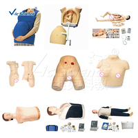 Manekin CPR Elektronik Sistem Pelatihan Keterampilan Darurat Digital Cerdas Tinggi untuk Dewasa, Perlengkapan Pelatihan CPR