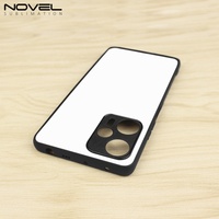 Nouvelles coques de téléphone portable de luxe pour Redmi Note 12S 12 Pro Turbo 11 10 9 8 2D TPU Sublimation Antichoc Anti-poussière et anti-rayures Noir