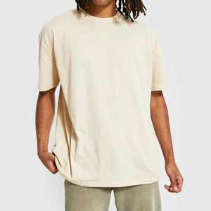 T-shirts vierges 100 % coton de haute qualité, coupe décontractée à épaules tombantes, t-shirts amples et épais unis - Product Image 5