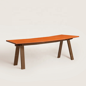 Design minimalista luce italiana scrivania di lusso senso scrivania scrivania casa moderna da gioco in <span class=keywords><strong>pelle</strong></span> di fascia alta - Product Image 1