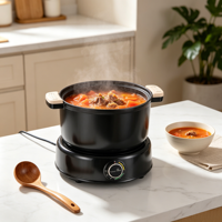 Machine à mélanger le Fufu à haute efficacité, mixeur électrique pour Fufu de manioc, avec bouton mécanique, robot culinaire domestique
