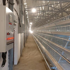Jaula de Cría Automática para Gallinas de 3/4 Niveles, Tipo Nuevo, Acero Q235 Galvanizado en Caliente, Capacidad para 90-160 Gallinas - Product Image 1