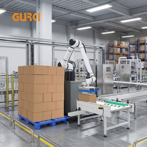 Équipement de palettisation robotisé <span class=keywords><strong>GURKI</strong></span> GPM-R35HGD avec bras robotisé à longue portée, servomoteur haute capacité et scanner 3D pour les secteurs multiples - Product Image 1