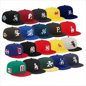 AL por thị trưởng gorras de beisbol New gorras Era nguyên bản Para Hombre ORIGINALES 59 năm mươi MLBB mũ cổ điển được trang bị Mũ Snapback