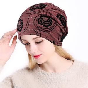 <span class=keywords><strong>Bonnet</strong></span> Jacquard personnalisé pour femmes Hijab Fashion Light Breathable Chemo Caps pour le printemps et l'automne - Product Image 3