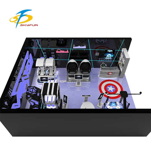 Skyfun Virtual Reality Experience Gaming Center One-stop Solution for 10-1000 Square Meter VR Escape Room