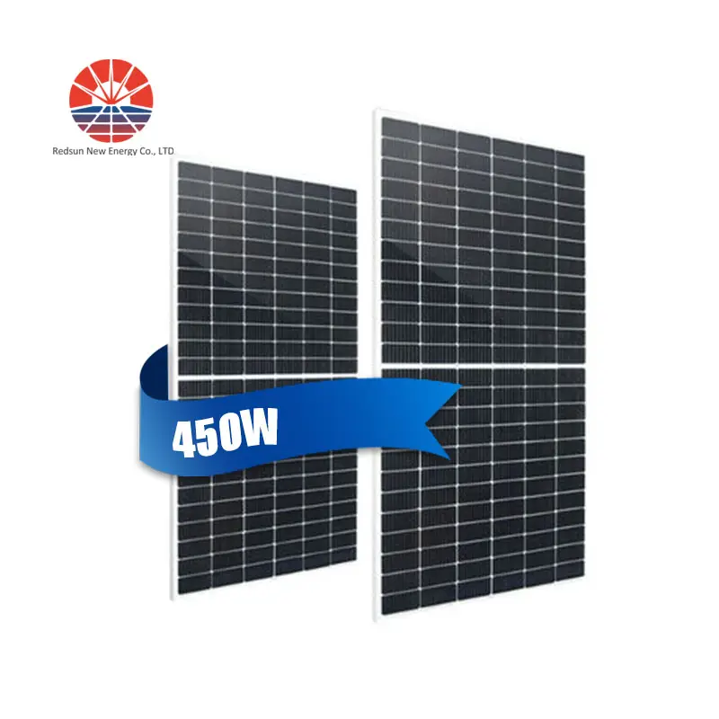 REDSUN 440W 450W 460W panneau solaire, prix de gros pour la vente, plaques photovoltaïques, panneaux solaires Mono 450W